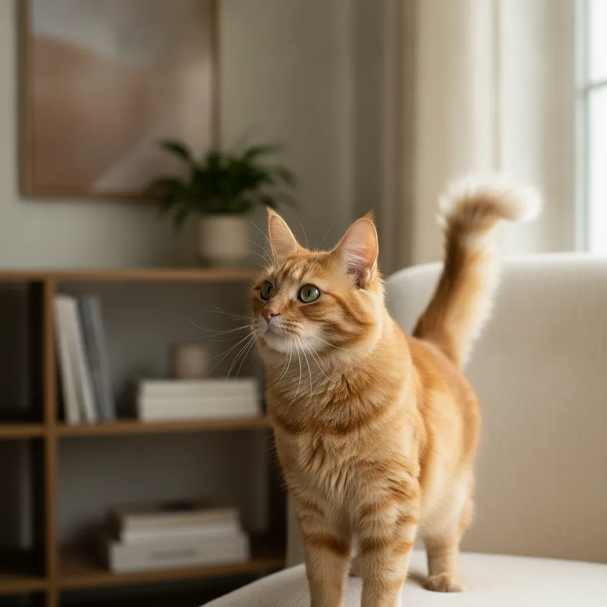 Gros plan sur le visage d’un chat