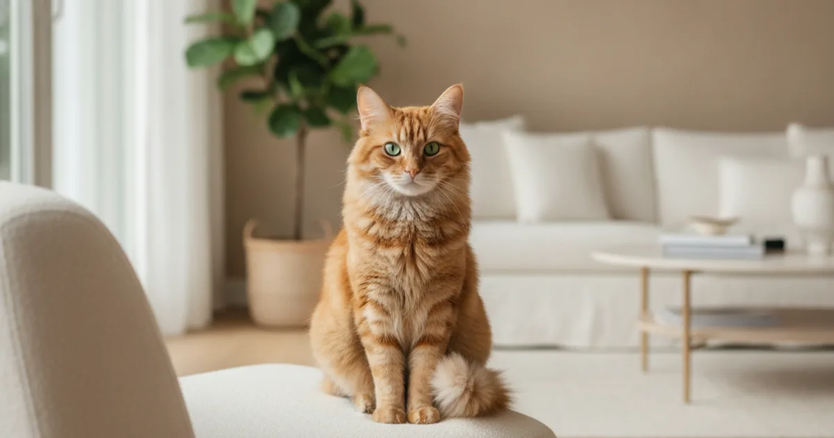Chat tigré assoupi
