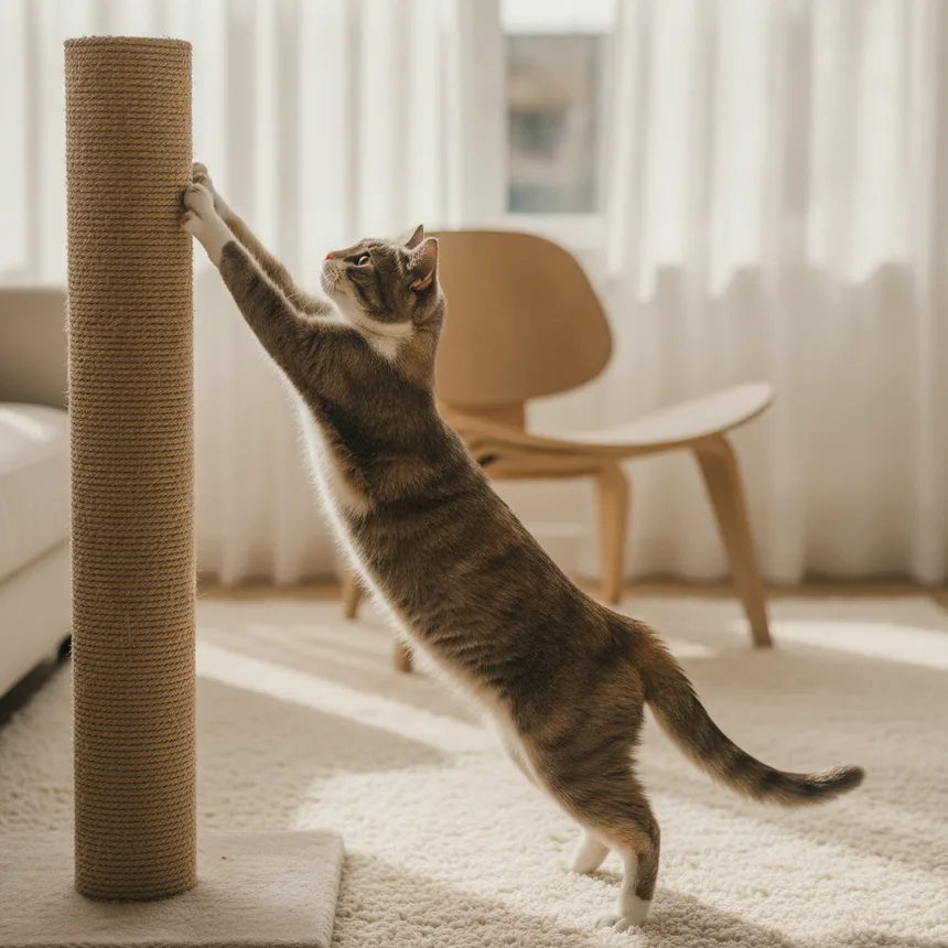 Pattes et griffes de chat